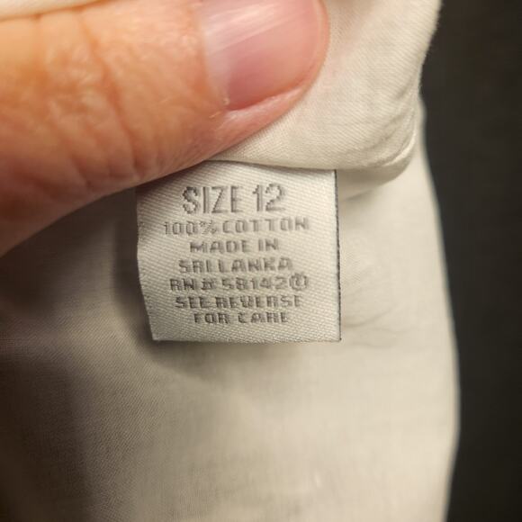 DRESS BARN Dress Womens 12 Multi Floral Sleeveless Knee Length Lined FLAWED - Picture 5 of 12